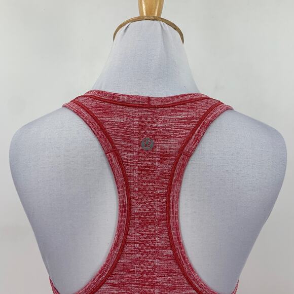 Lululemon Tank Top Womens 6 Cardinal Ash Swiftly Tech Racerback Workout Vented - Picture 5 of 10